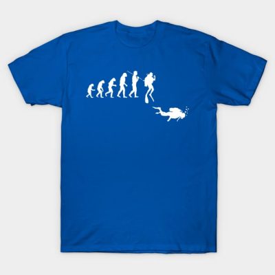 Evolution Scuba Diving For Men And Women T-Shirt Official Scuba Diving Gifts Merch