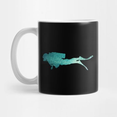 Scuba Diving Design Diver Silhouette Mug Official Scuba Diving Gifts Merch