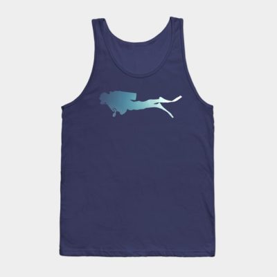 Scuba Diving Design Silhouette Tank Top Official Scuba Diving Gifts Merch