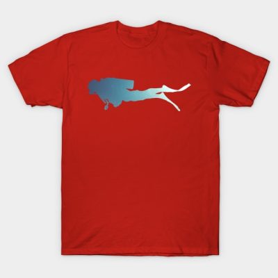 Scuba Diving Design Silhouette T-Shirt Official Scuba Diving Gifts Merch