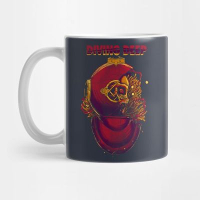 Diving Deep Mug Official Scuba Diving Gifts Merch