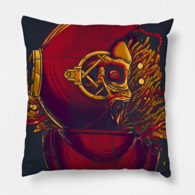 Diving Deep Throw Pillow Official Scuba Diving Gifts Merch