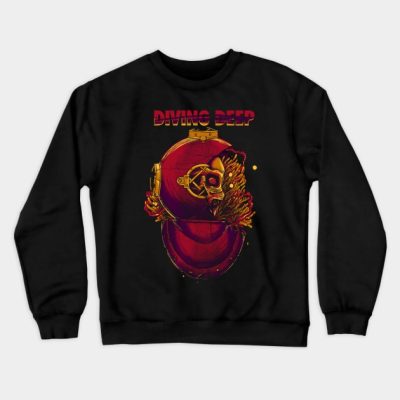 Diving Deep Crewneck Sweatshirt Official Scuba Diving Gifts Merch