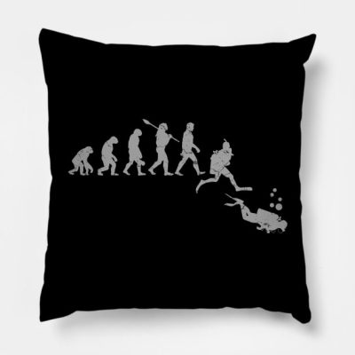 Funny Scuba Diving Throw Pillow Official Scuba Diving Gifts Merch