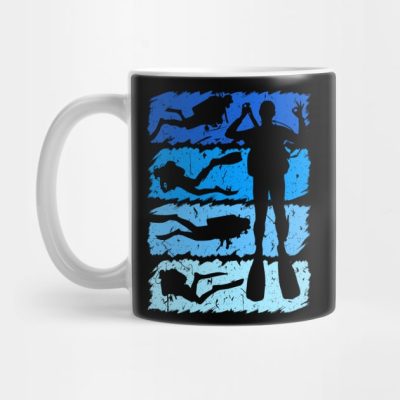 Scuba Diving Vintage Retro Scuba Diver Mug Official Scuba Diving Gifts Merch