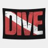 Dive Scuba Diving Flag Tapestry Official Scuba Diving Gifts Merch