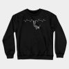 Scuba Diving Heartbeat Crewneck Sweatshirt Official Scuba Diving Gifts Merch