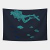 Vintage Scuba Diver Tapestry Official Scuba Diving Gifts Merch