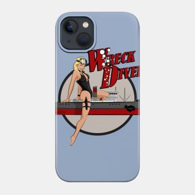 Wreck Diver Pinup Phone Case Official Scuba Diving Gifts Merch