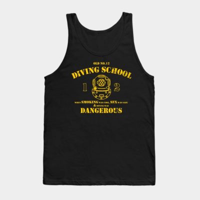 Funny Commercial Diver Old No12 Diving School Tank Top Official Scuba Diving Gifts Merch