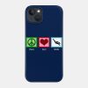 Peace Love Scuba Diving Phone Case Official Scuba Diving Gifts Merch