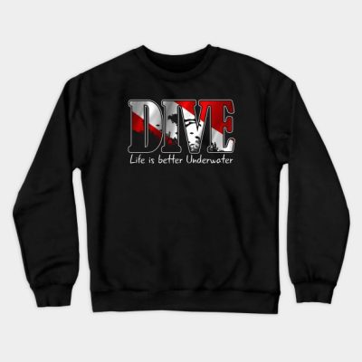 Scuba Diving Club Crewneck Sweatshirt Official Scuba Diving Gifts Merch