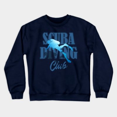 Scuba Diving Club Underwater Crewneck Sweatshirt Official Scuba Diving Gifts Merch