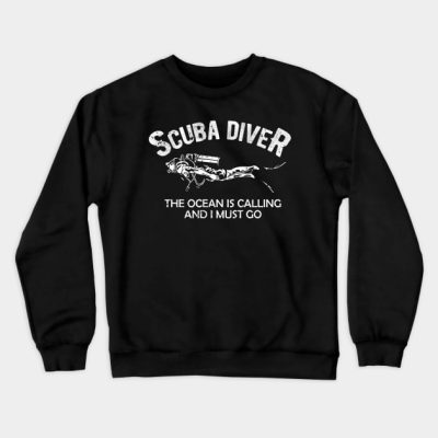 Scuba Diver Crewneck Sweatshirt Official Scuba Diving Gifts Merch