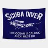 Scuba Diver Tapestry Official Scuba Diving Gifts Merch