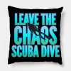 Scuba Diving T Shirt Designs Throw Pillow Official Scuba Diving Gifts Merch