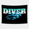 Scuba Diving T Shirt Designs Tapestry Official Scuba Diving Gifts Merch