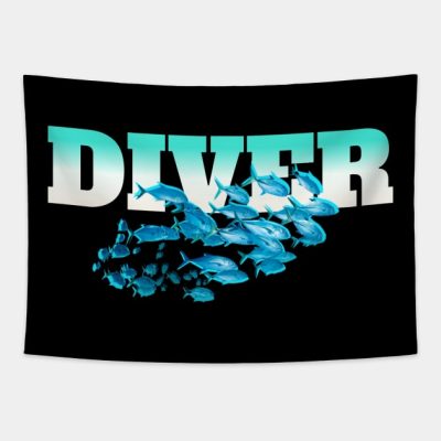 Scuba Diving T Shirt Designs Tapestry Official Scuba Diving Gifts Merch