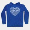 Scuba Diving Heart Hoodie Official Scuba Diving Gifts Merch