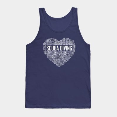 Scuba Diving Heart Tank Top Official Scuba Diving Gifts Merch