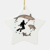 diver and sharks ceramic ornament rebdfeb96fdcb4474a8d7ac7d75842766 x7s2g 8byvr 1000 - Scuba Diving Gifts