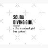 Scuba Diving Girl - Scuba Diver Funny Quote Tapestry Official Scuba Diving Gifts Merch