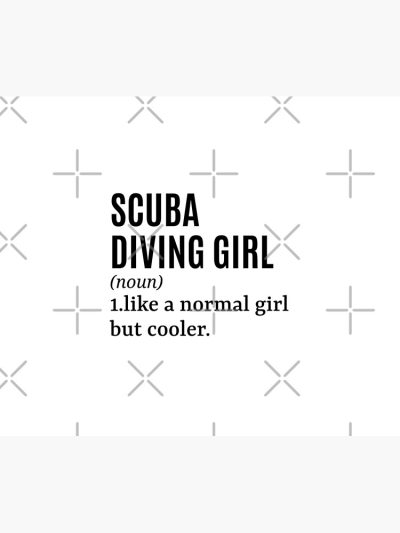 Scuba Diving Girl - Scuba Diver Funny Quote Tapestry Official Scuba Diving Gifts Merch