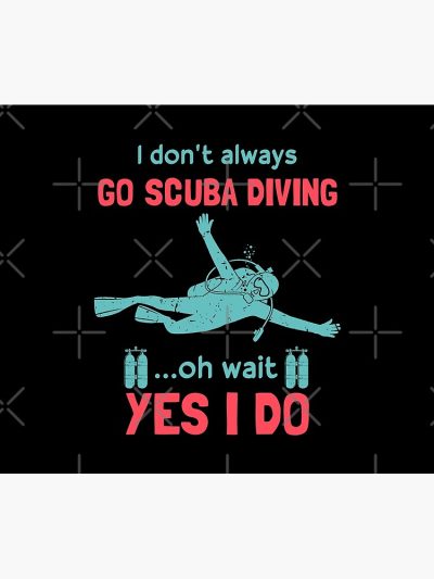 Funny Scuba Diving Tapestry Official Scuba Diving Gifts Merch