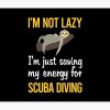 Saving Energy Scuba Diving Diver Tapestry Official Scuba Diving Gifts Merch