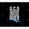 Scuba Diving Obsessive Compulsive Diver Tapestry Official Scuba Diving Gifts Merch