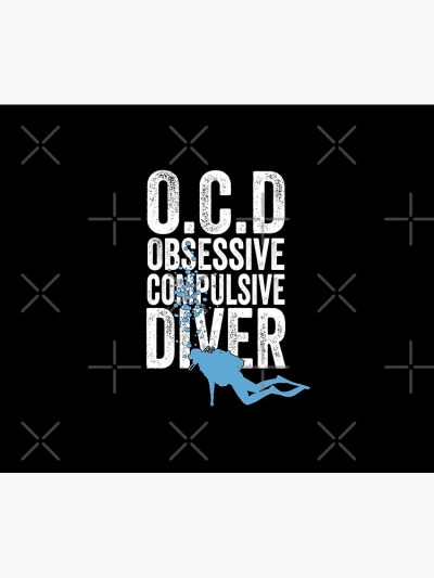 Scuba Diving Obsessive Compulsive Diver Tapestry Official Scuba Diving Gifts Merch