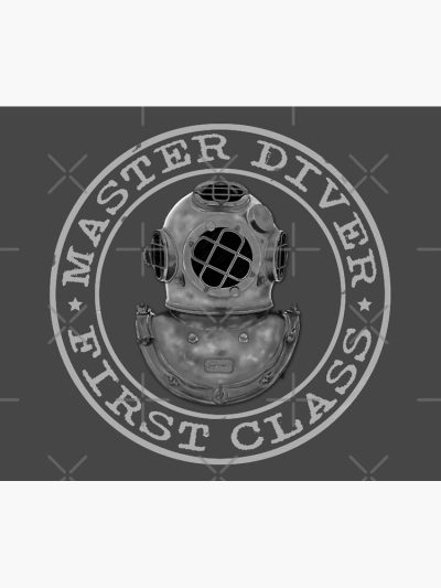 The Vintage Diving Helmet Tapestry Official Scuba Diving Gifts Merch