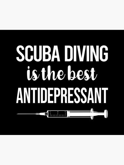 Antidepressant Scuba Diving Diver Tapestry Official Scuba Diving Gifts Merch