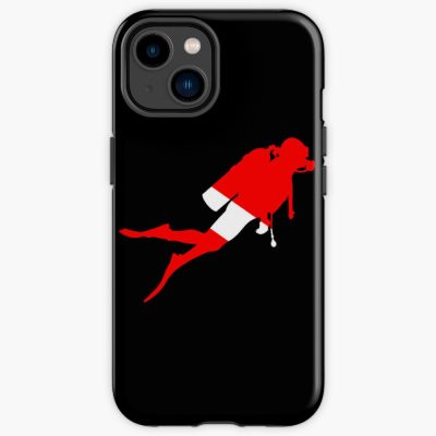 Scuba Diver Silhouette - Diver Down Iphone Case Official Scuba Diving Gifts Merch