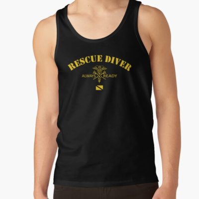 Rescue Diver - Always Ready Tank Top Official Scuba Diving Gifts Merch