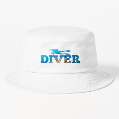 Scuba Diving Scuba Diver Bucket Hat Official Scuba Diving Gifts Merch