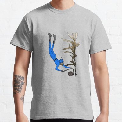 Vintage Freediving Abalone Diver With Kelp Urm T-Shirt Official Scuba Diving Gifts Merch