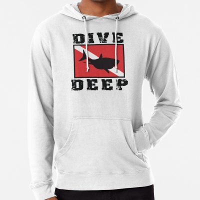 Shark Scuba Flag Dive Deep Hoodie Official Scuba Diving Gifts Merch