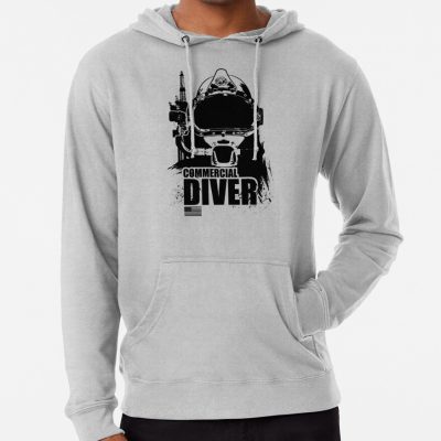 American Commercial Diver Hoodie Official Scuba Diving Gifts Merch