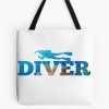 Scuba Diving Scuba Diver Tote Bag Official Scuba Diving Gifts Merch