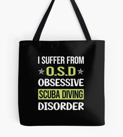 Obsessive Love Scuba Diving Diver Tote Bag Official Scuba Diving Gifts Merch