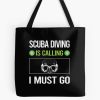 It Is Calling Scuba Diving Diver Tote Bag Official Scuba Diving Gifts Merch