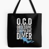 Scuba Diving Obsessive Compulsive Diver Tote Bag Official Scuba Diving Gifts Merch