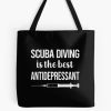 Antidepressant Scuba Diving Diver Tote Bag Official Scuba Diving Gifts Merch