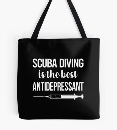 Antidepressant Scuba Diving Diver Tote Bag Official Scuba Diving Gifts Merch