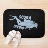 Scuba Diving Cave Diving Bath Mat Official Scuba Diving Gifts Merch