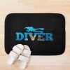 Scuba Diving Scuba Diver Bath Mat Official Scuba Diving Gifts Merch