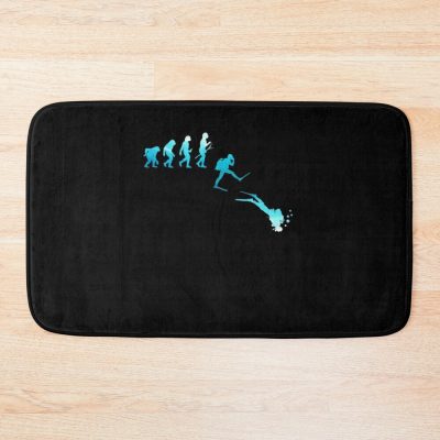 Scuba Diving Evolution Bath Mat Official Scuba Diving Gifts Merch