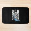 Scuba Diving Obsessive Compulsive Diver Bath Mat Official Scuba Diving Gifts Merch