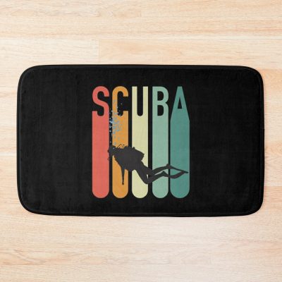 Scuba Diving Scuba Bath Mat Official Scuba Diving Gifts Merch